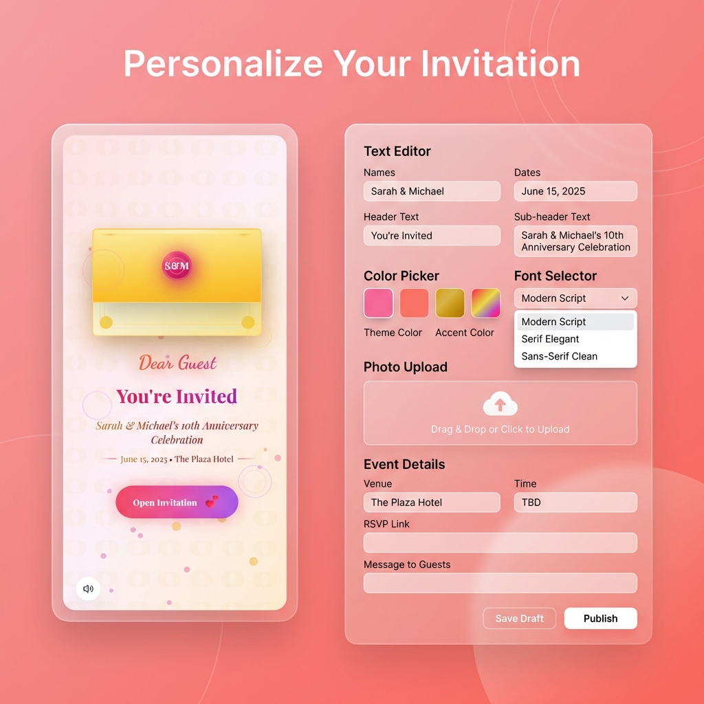 Sent Invatation UTSAVY - Online Invitation Maker | Wedding & Event Invitations